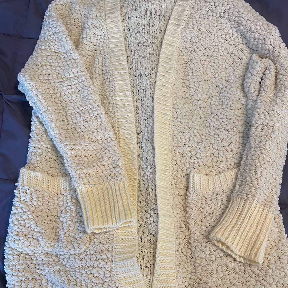 Pale yellow cardigan